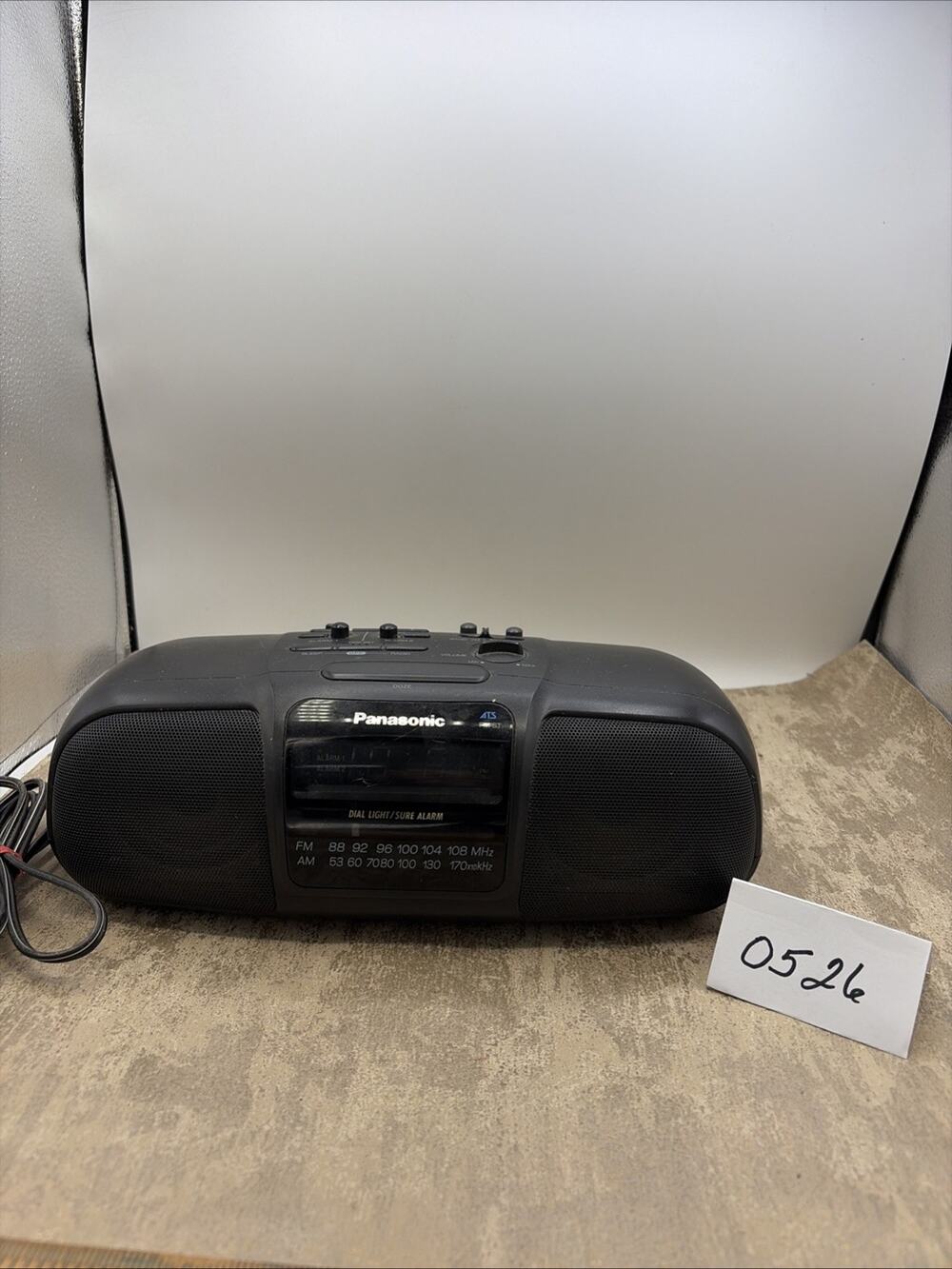 Panasonic RC-X230 Vintage AM/FM Stereo Clock Radio, online Manuel
